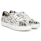 Macayla Casual Sneaker - Black/White Snake
