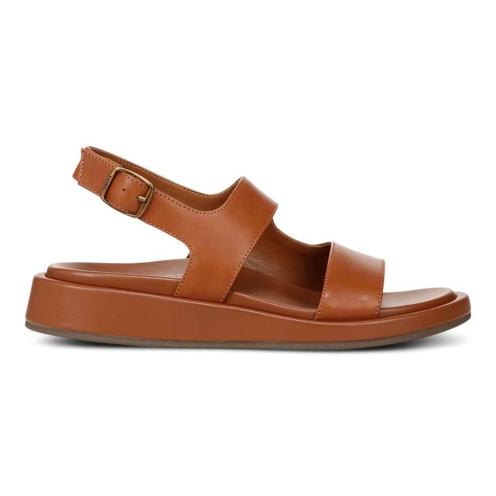 Madera Slingback Sandal - Tan Leather
