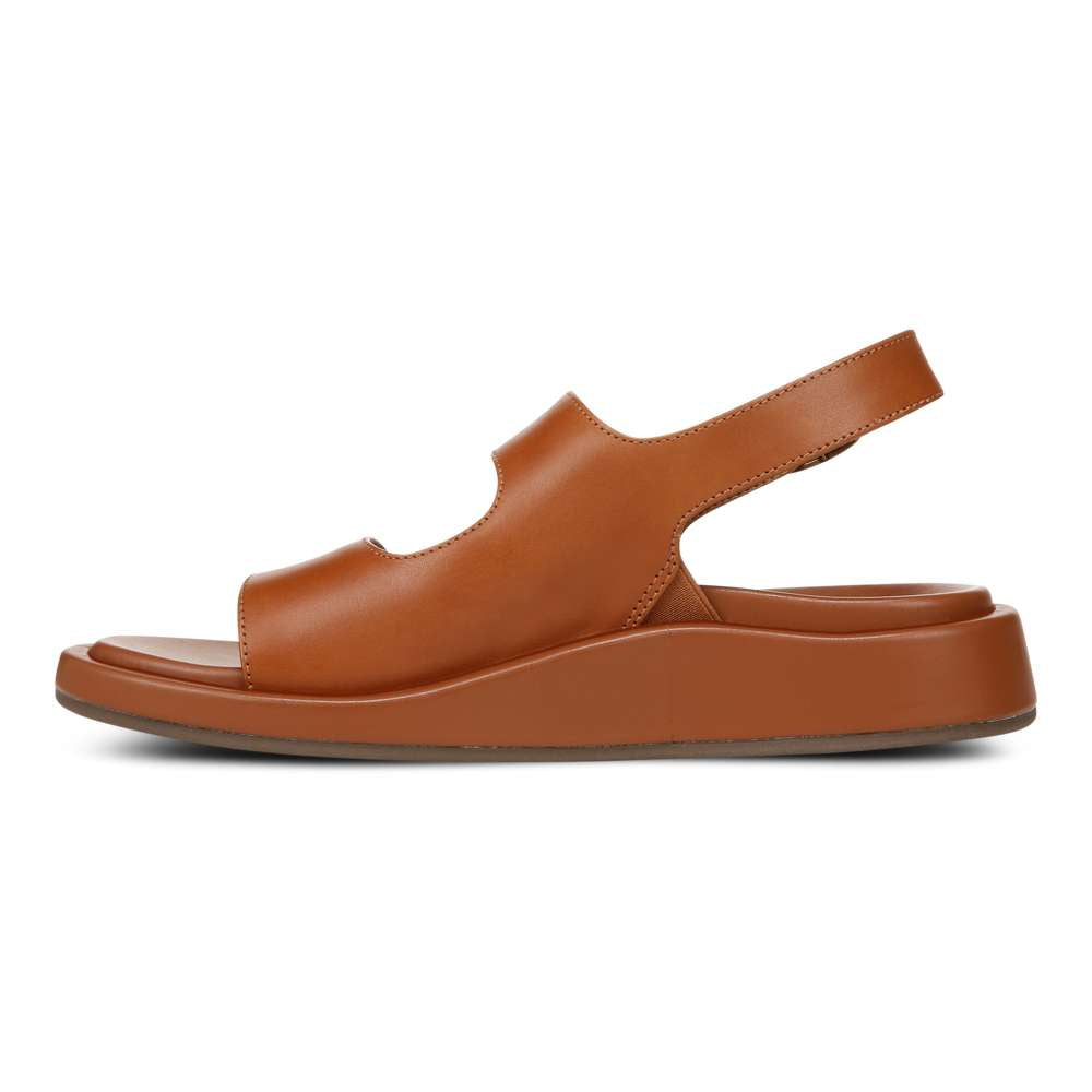 Madera Slingback Sandal - Tan Leather