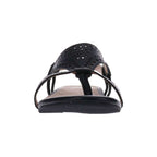 Maggie Flat Sandal - Black