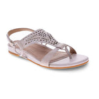 Maggie Flat Sandal - Stone