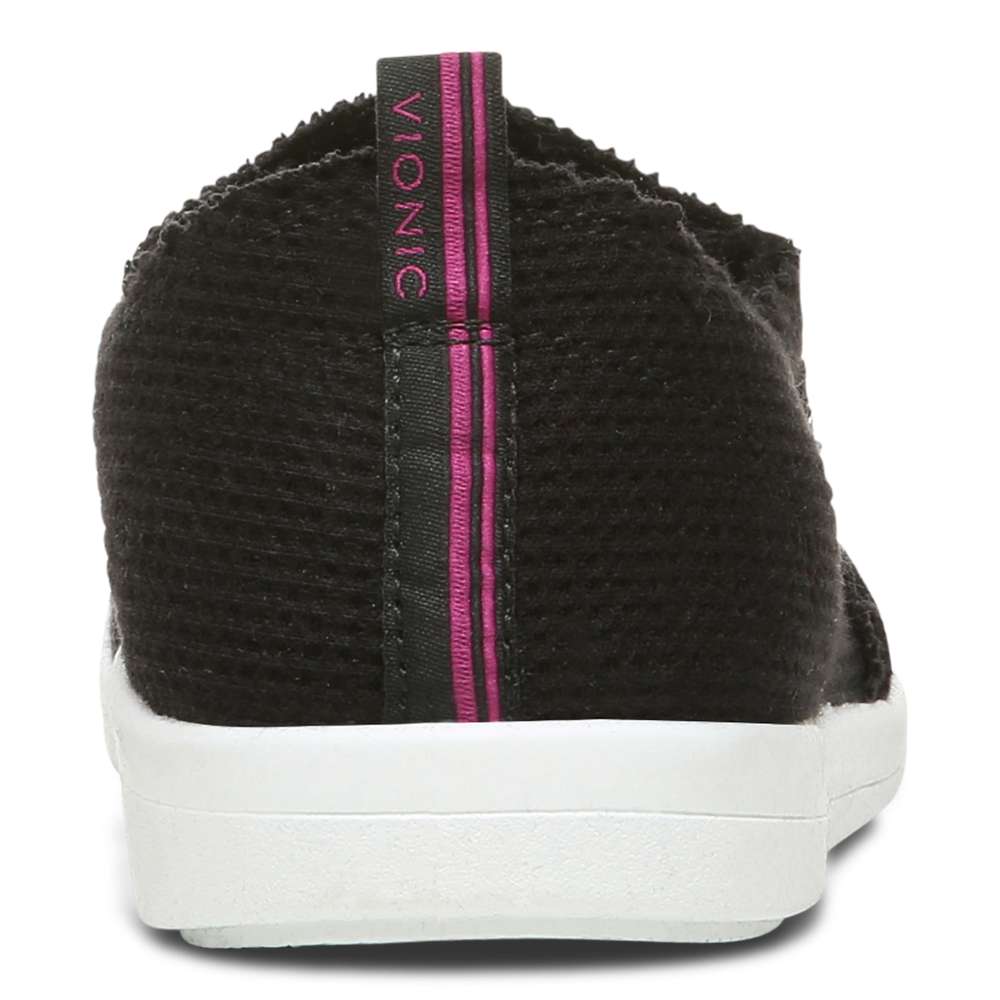 Malibu Slip-On Sneaker - Black Waffle Knit