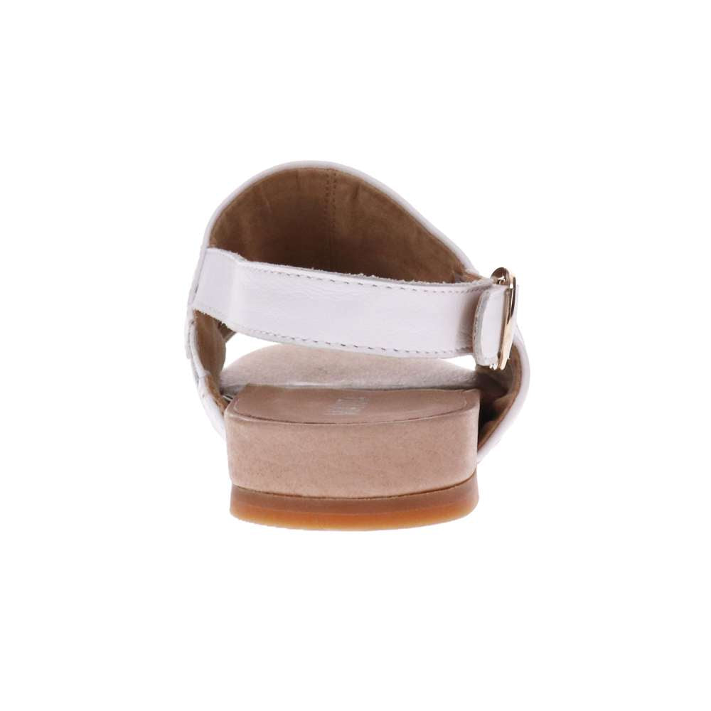 Mandy Flat Sandal - White