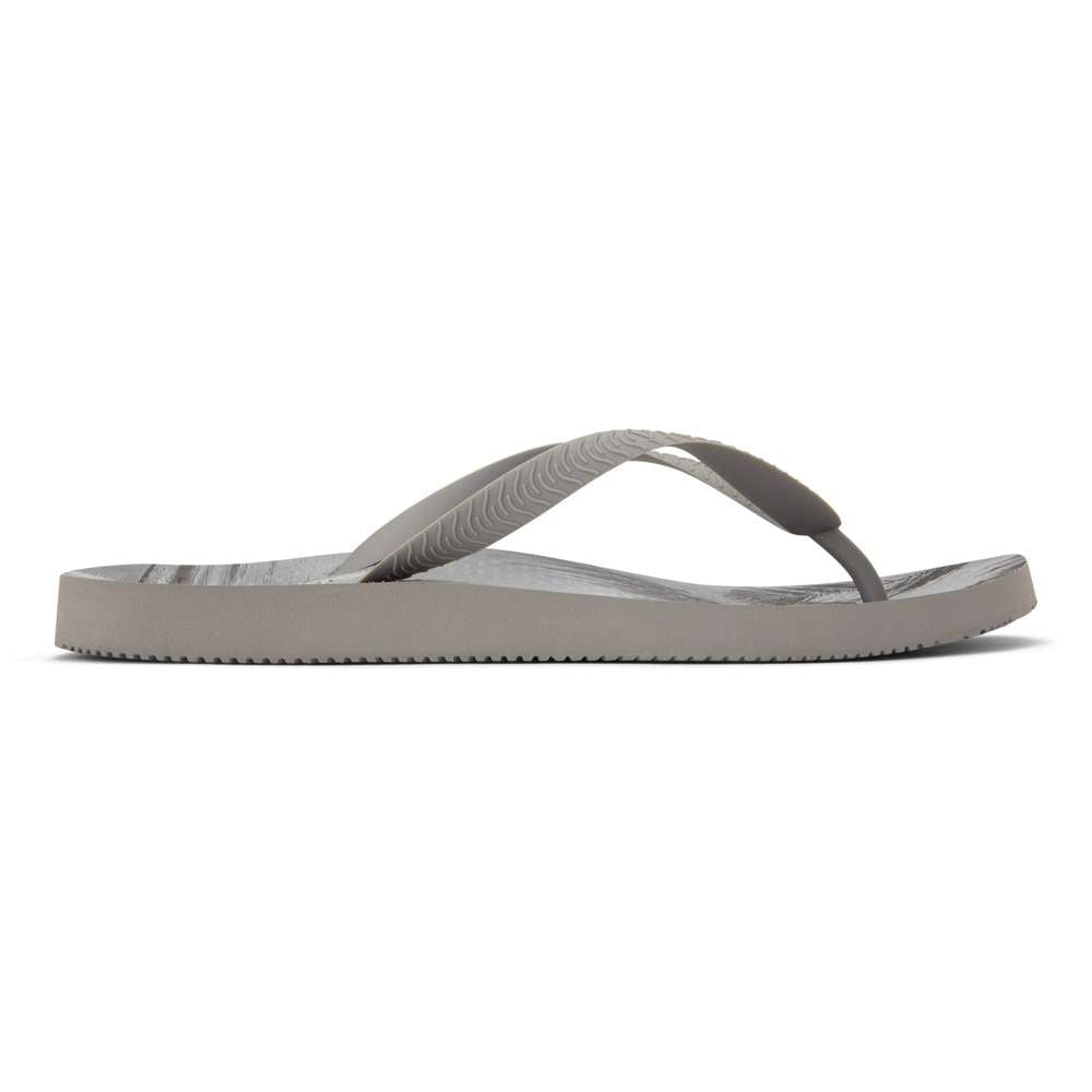 Beach Manly Toe Post Sandal - Palm Sunset Grey