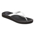 Beach Manly Toe Post Sandal - Black/White