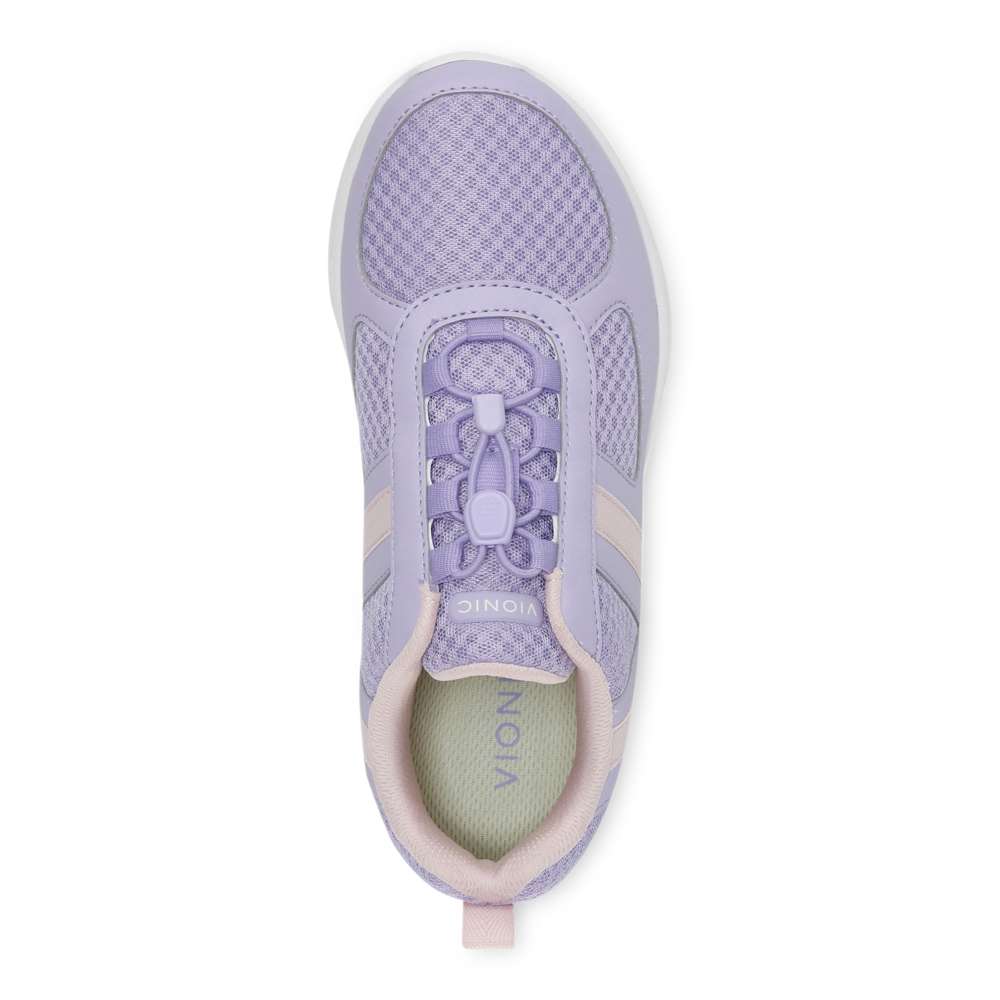 Maren Elastic Lace Sneaker - Lilac