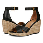 Marina Wedge Sandal - Black