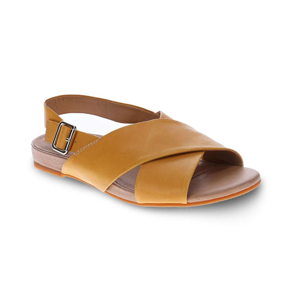 Marvel Flat Sandal - Mustard