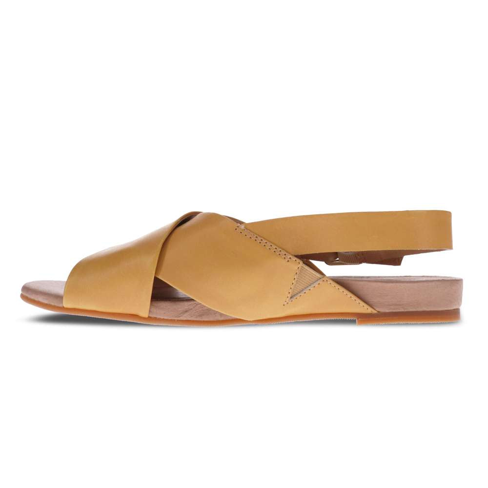 Marvel Flat Sandal - Mustard