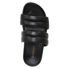 Mayla Slide - Black Nappa