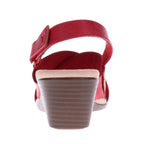 McKenna Wedge Sandal - Red