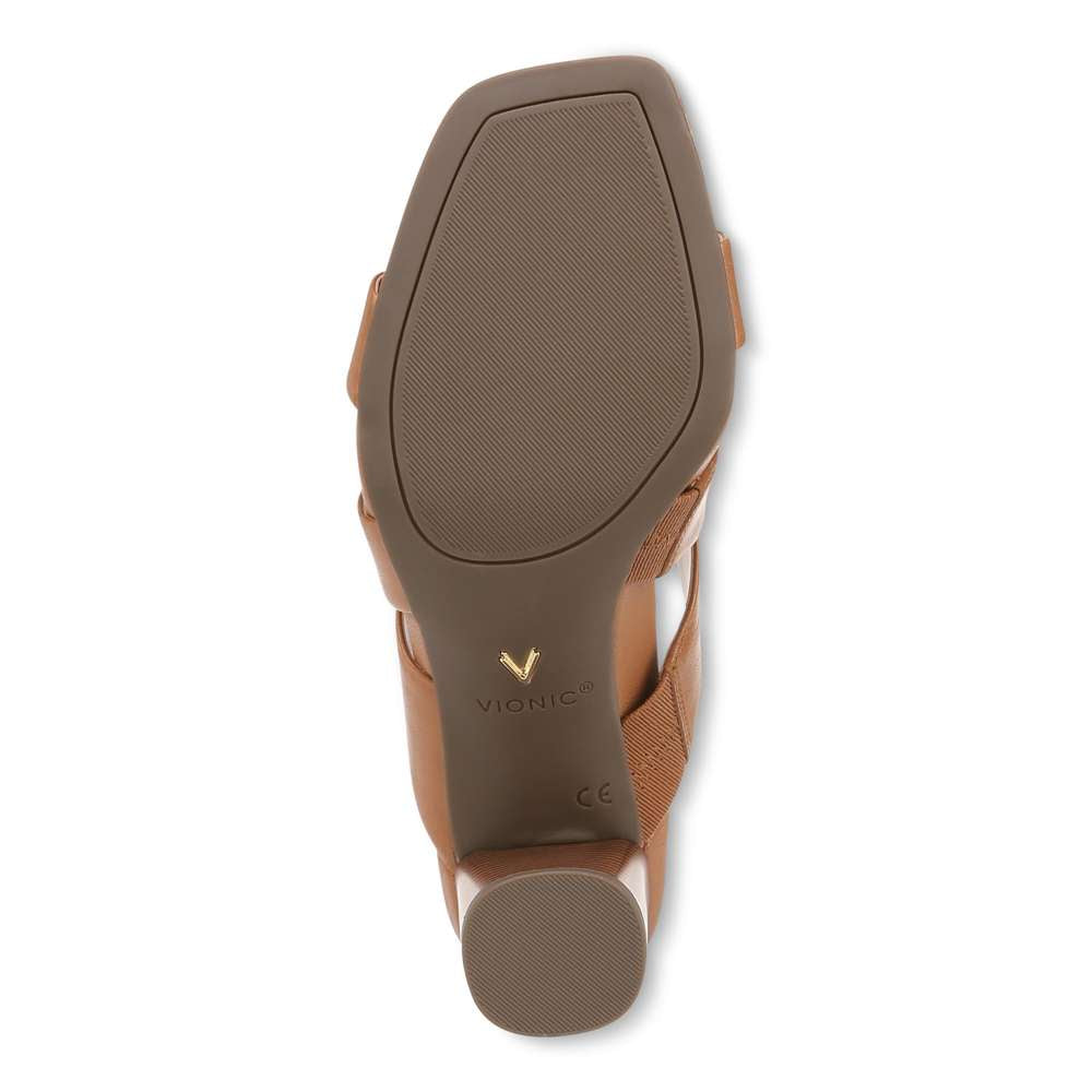 Merlot Heeled Sandal - Toffee