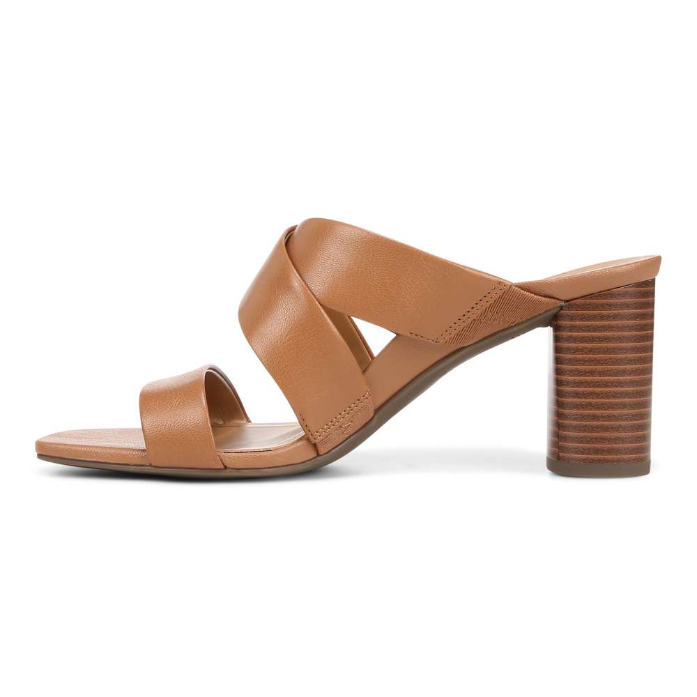 Merlot Heeled Sandal - Toffee