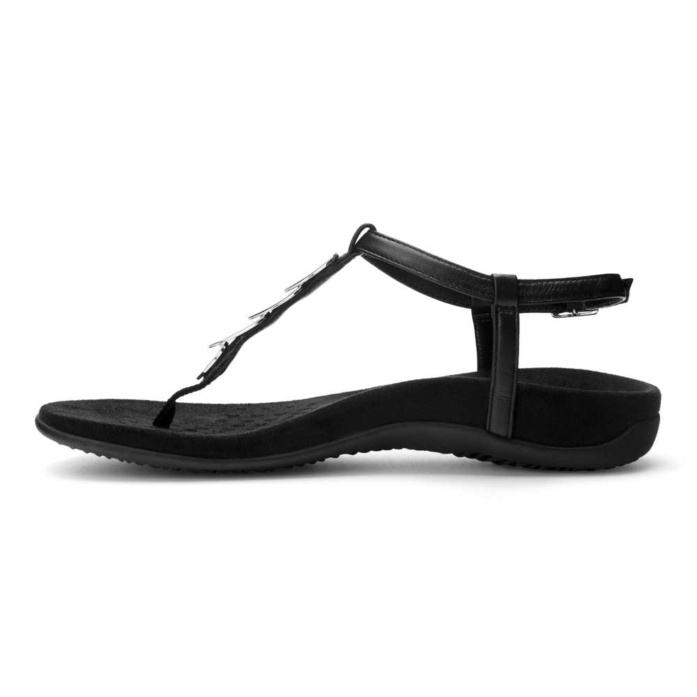 Miami T-Strap Sandal - Black