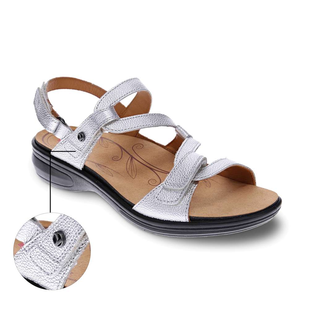 Miami Adjustable Sandal - Pearl