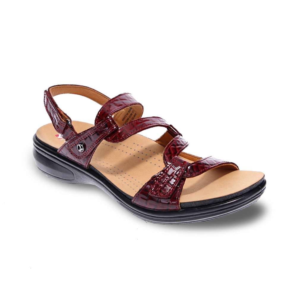 Miami Adjustable Sandal - Red Croc
