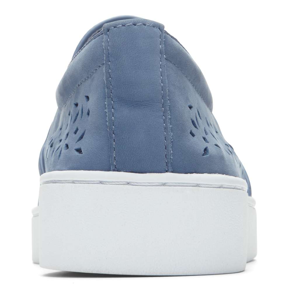 Midi Perf Slip-On Sneaker - Light Blue