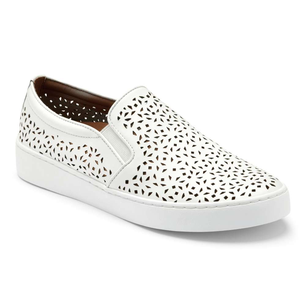 Midi Perf Slip-On Sneaker - White