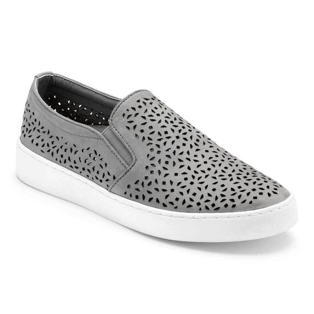 Midi Perf Slip-On Casual Sneaker - Grey