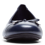 Minna Ballet Flat - Navy Snake