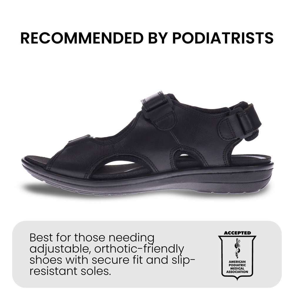 Montana Back Strap Sandal - Black