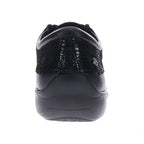 Alberta Lace-Up Casual Sneaker - Black Lizard