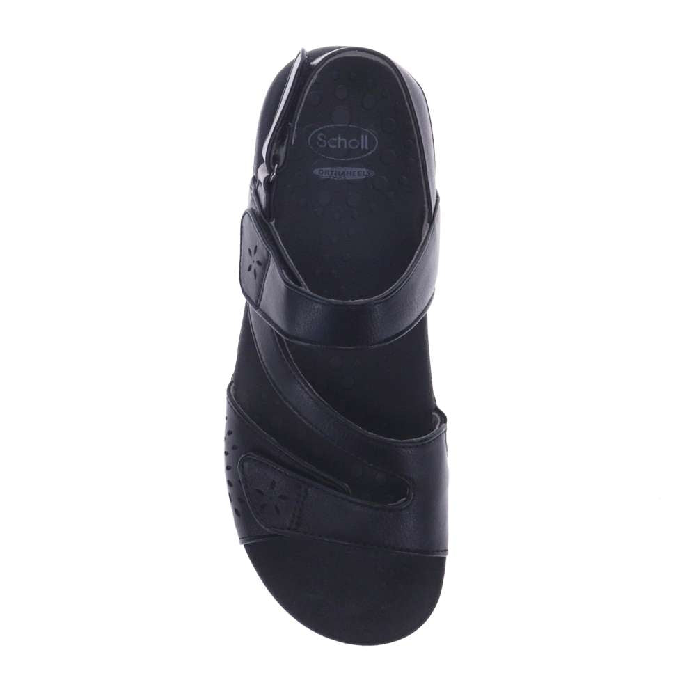 Amber Back Strap Sandal - Black