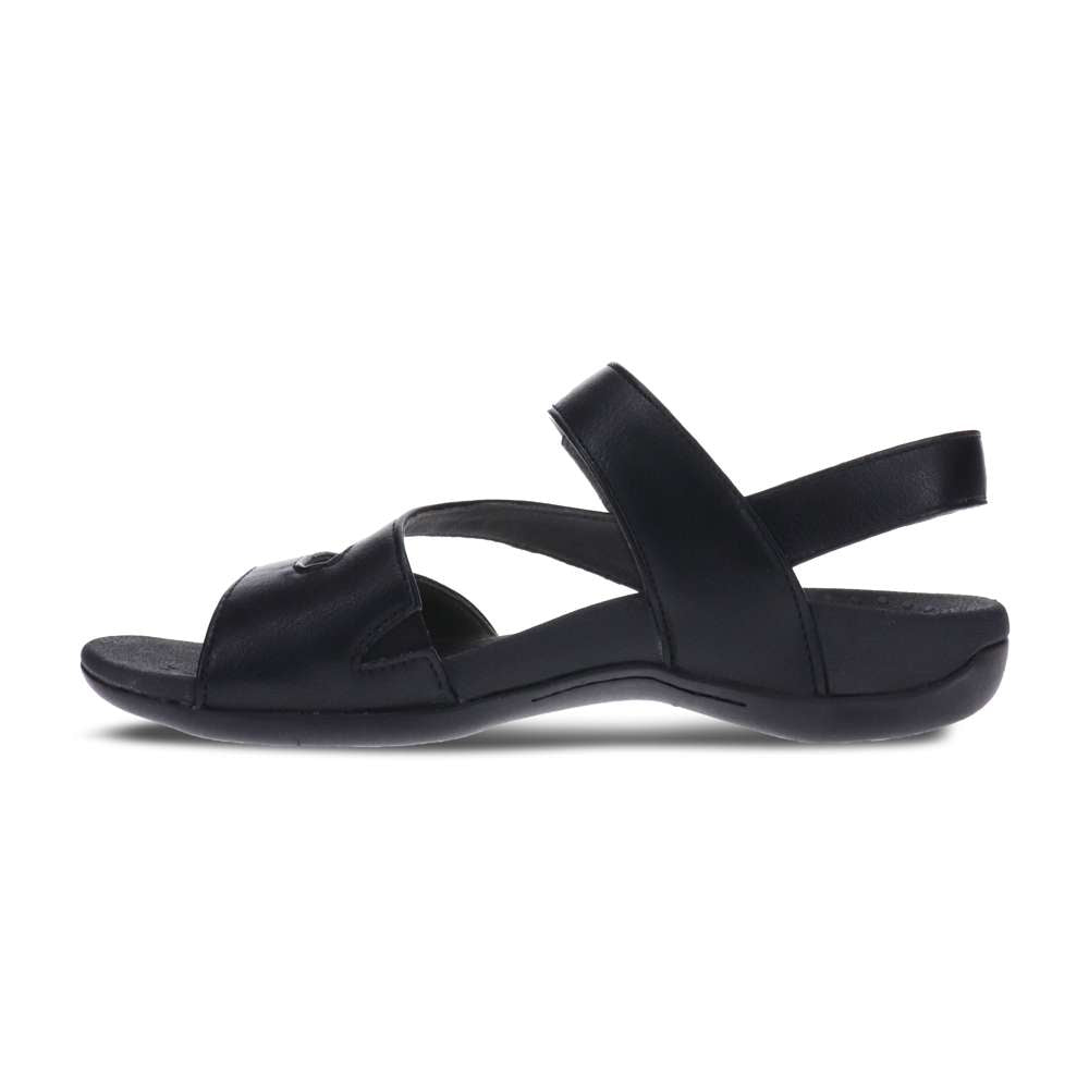 Amber Back Strap Sandal - Black