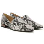 Collette Loafer - Black/White Snake