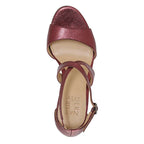 Kyra Heeled Sandal - Cranberry
