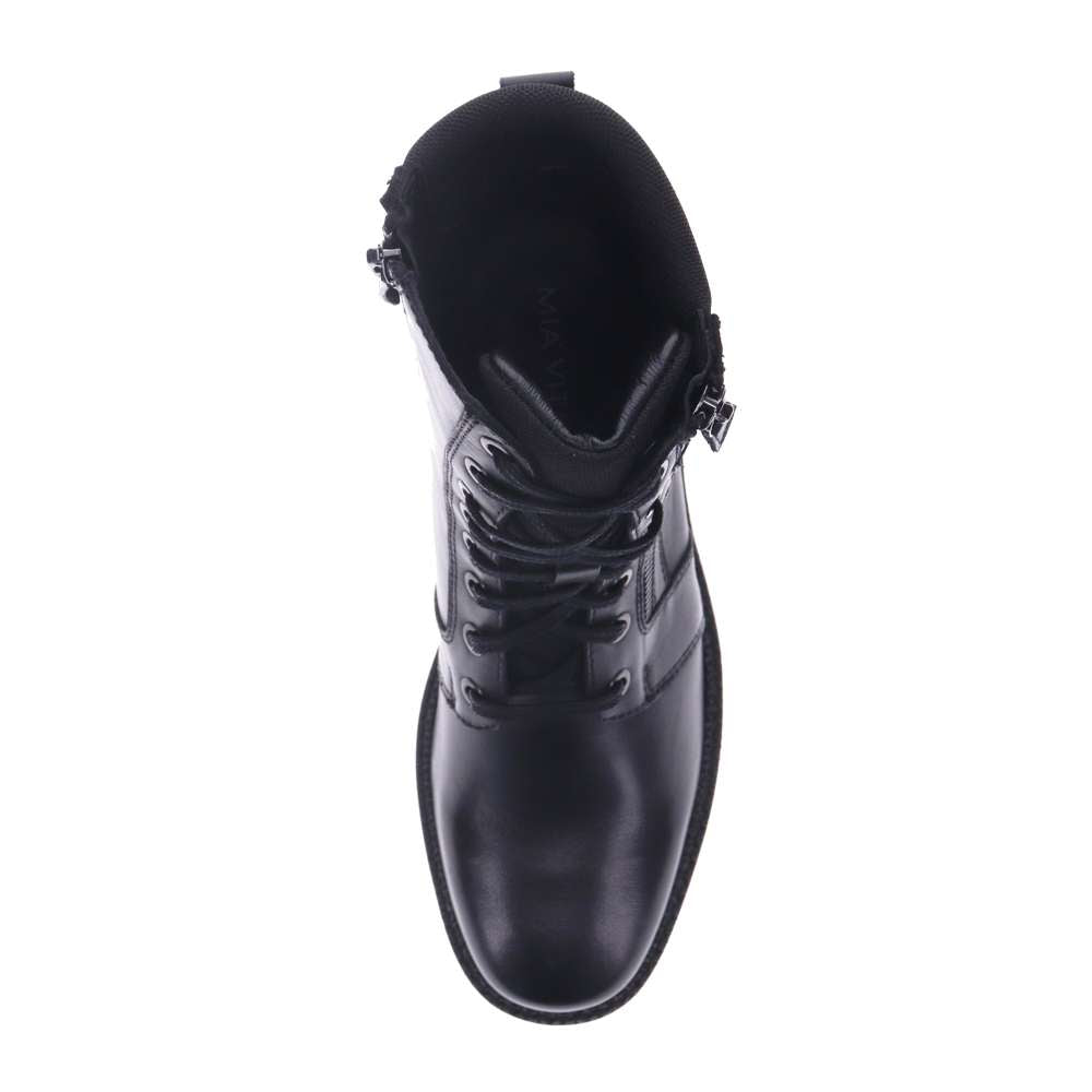 Olivia Combat Boot - Black