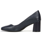 Willow Block Heel - Navy
