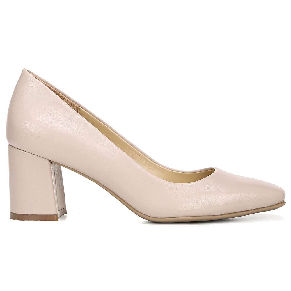 Willow Block Heel - Soft Marble
