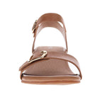 Nadia Wedge Sandal - Pebble