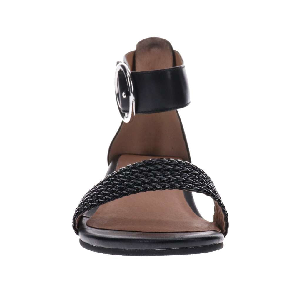 Nasia Wedge Sandal - Black