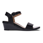 Nelly Wedge Sandal - Black