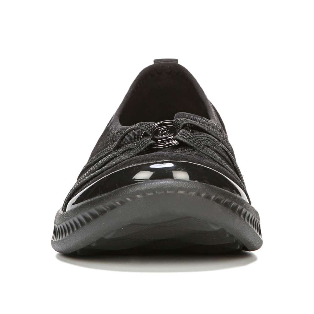 Niche Slip-On Casual Sneaker - Black