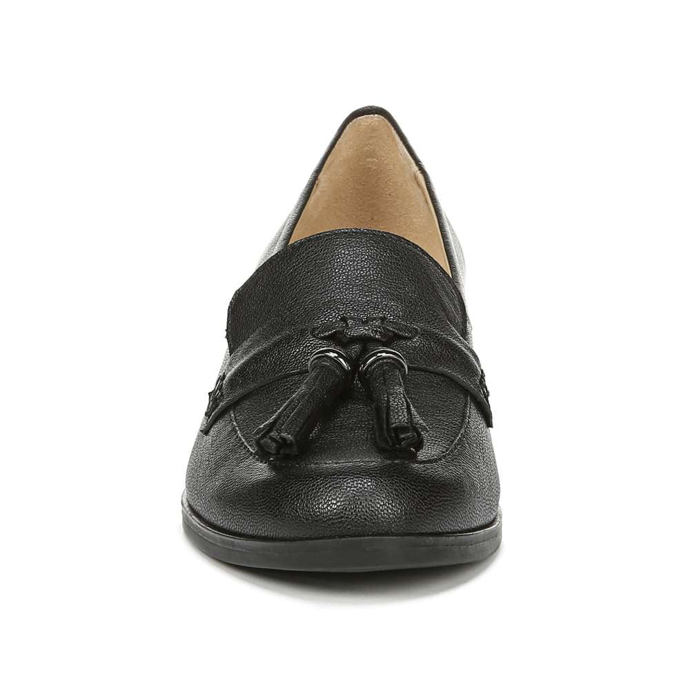 Nina Heeled Loafer - Black