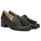 Nina Heeled Loafer - Black