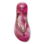 Noosa Print Toe Post Sandal - Berry Tiger Bronze