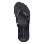 Noosa Solid Toe Post Sandal - Black/Black