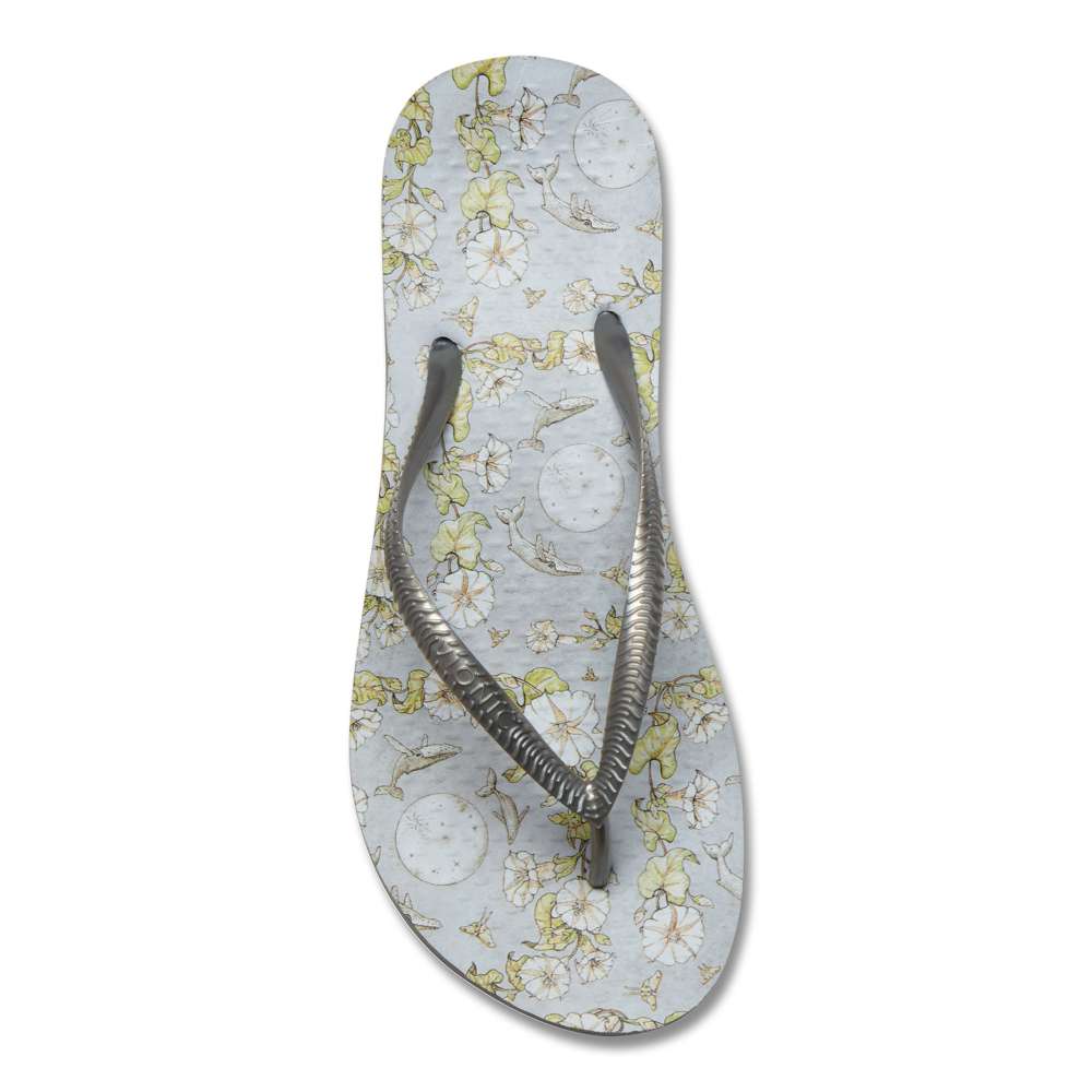 Noosa Print Toe Post Sandal - Moon