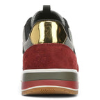 Nova Casual Sneaker - Black/Shiraz