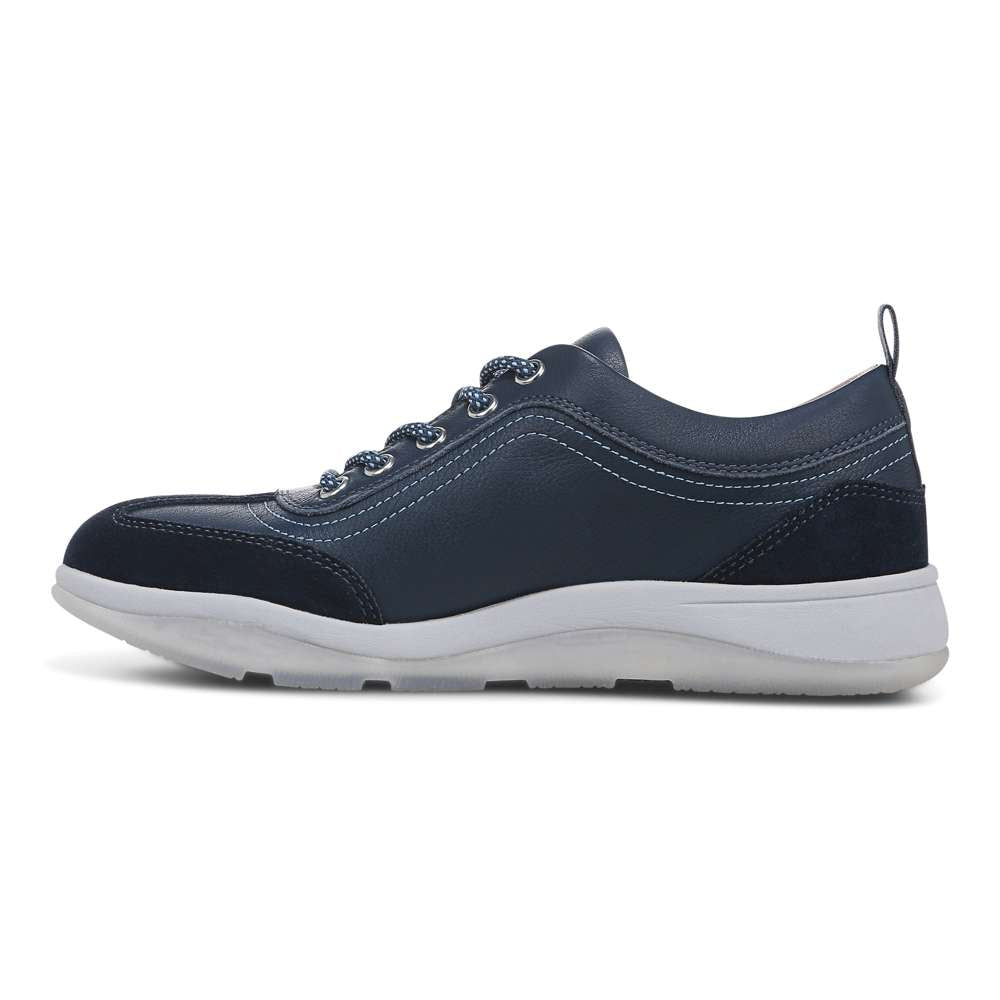 Nyla Lace-Up Casual Sneaker - Navy