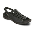Olympia Elastic Sandal - Black