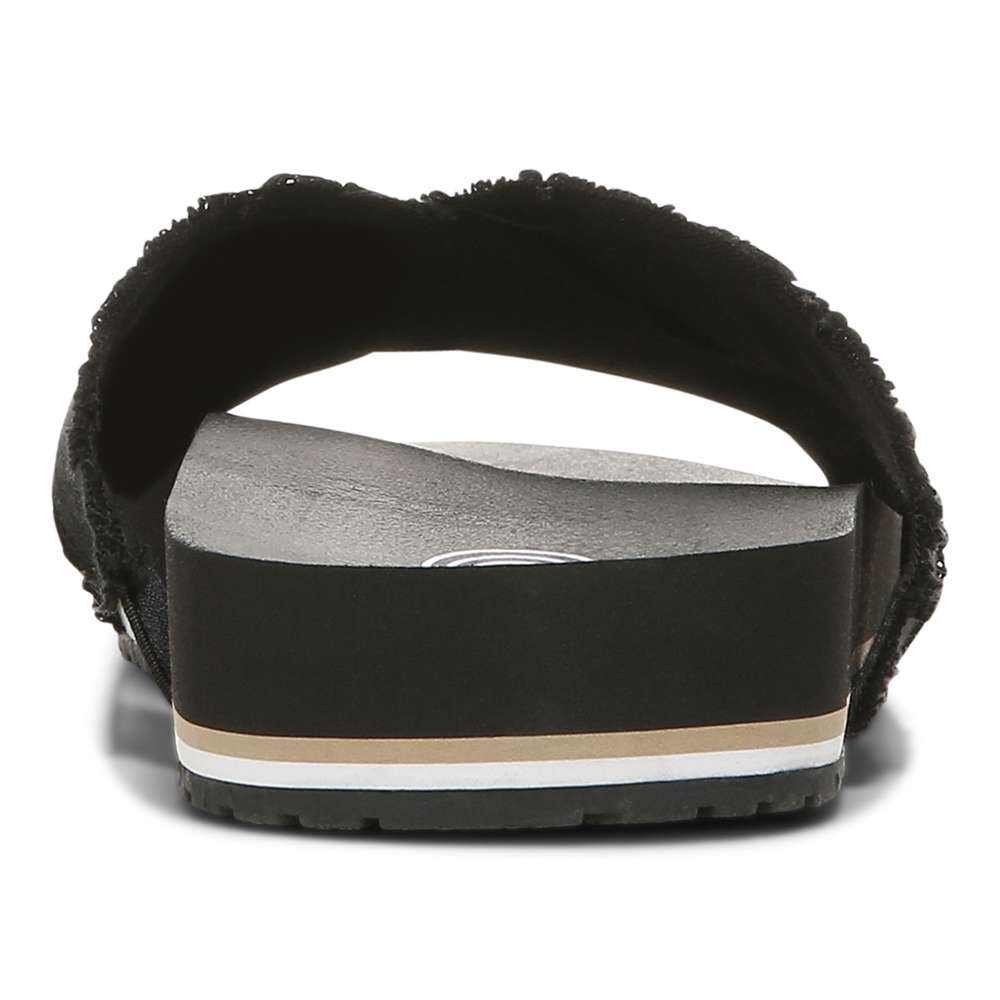 Panama Beach Slide - Black Canvas