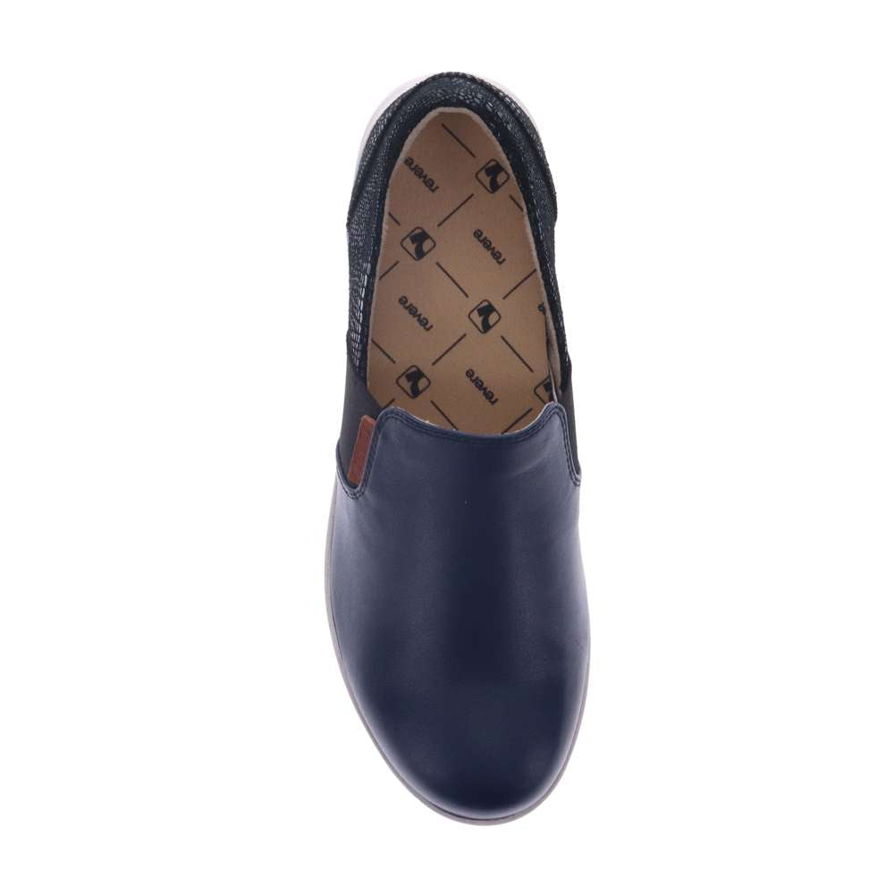 Panama Slip-On Casual Sneaker - Blue French/Black Lizard