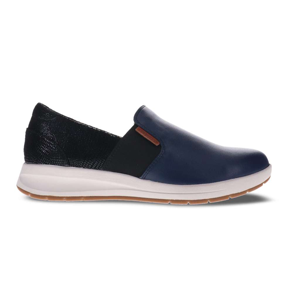 Panama Slip-On Casual Sneaker - Blue French/Black Lizard