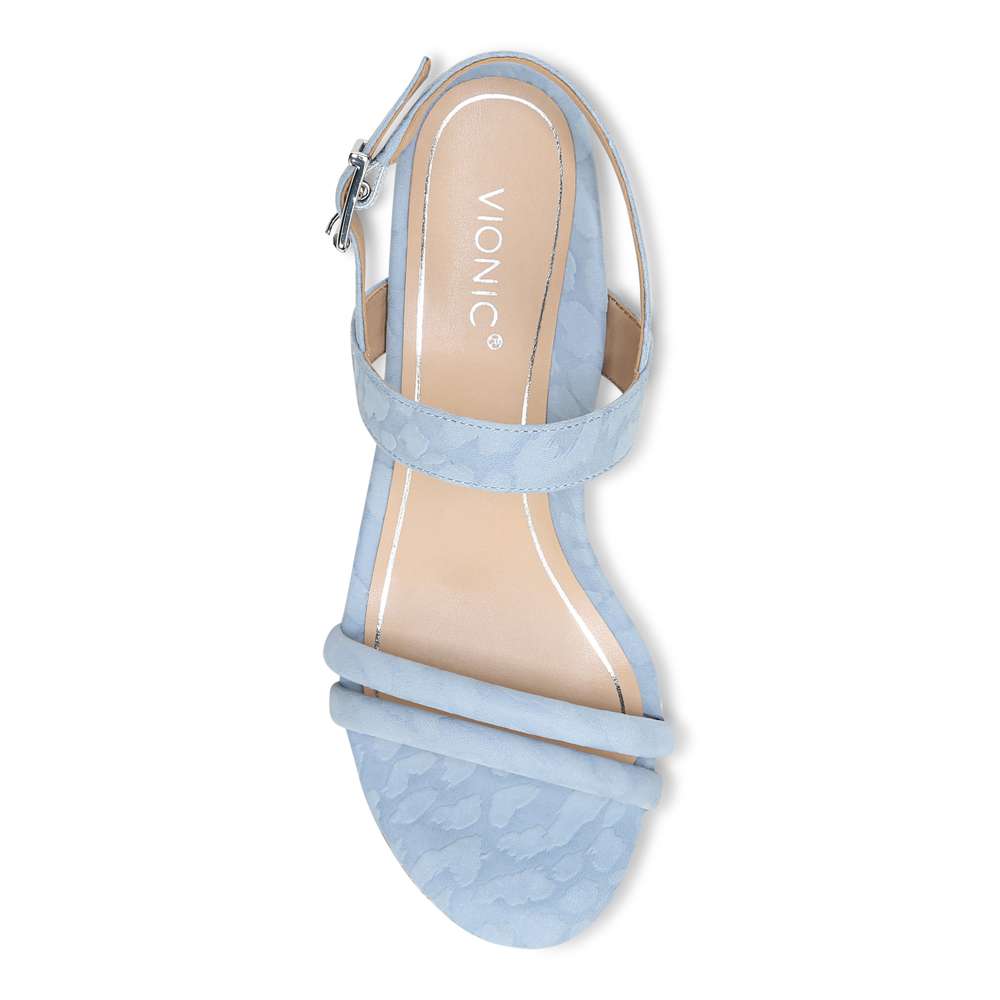 Paula Block Heel - Sky