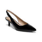 Peyton Slingback - Black Patent